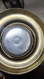Vtg Carriage Oil Lantern Black Brass Colonial Kerosene Lamp Made In Hong Kong