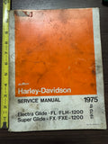 70^75 Harley Service Manual fl flh fx fxe