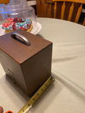 Rare Vintage Wooden Staking Tool Box Collectible Multi use Marshall co Antique