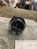 Harley Fuel Gas Gauge  Black Chrome Bezel Touring Ultra Street Road Glide FLH