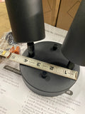 LED 2 Light Track Lighting Kit 2 Light-Black Round Ceiling Adjustable