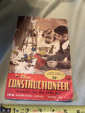 Urbana Man The Constructioneer 1948 Catalog Instruction Booklet Erector set Toy