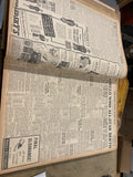 Johnstown Democrat 1938 Advertising hardcover archival library newspaper bound