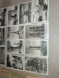Vintage Post WWII Editions Interalliees Paris Miniature Snapshot Photo Card Lot