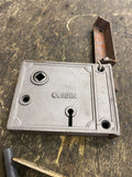 Antique Corbin Mortise Door Lock Hardware Latch Strike Parts Skeleton Key style