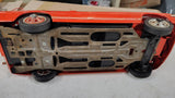 Vintage 1965 Ford Mustang Hardtop Coupe Plastic Toy Car Red 1:25 Scale