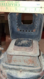 Vintage Adlake 4-Way Railroad Switch Lantern Red Blue Lenses Cast 1264 M 20.5"