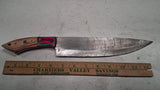 4 Pc Damascus Steel Kitchen Chef Knife Set Mosaic Pins Wood Handle Full Tang