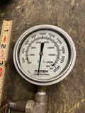 Marsh 2000 PSI Pressure Gauge 4 Inch Dual Scale kPa Oil Filled 17390 Insustrial