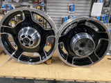 Harley 2009-22 Touring Electra Street Glide Airstrike Mag Wheels 18x3.5 16x5 Set