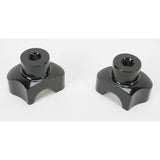 Drag Specialties Black 1.7" Straight Handlebar Risers 0602-0403 For Harley