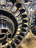 Harley OEM 28-Spoke Touring Wheels Set Chrome Black 2009^ FLH Glide Limited 16-