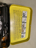 Vtg 60s Quickee Tubeless Tire Repair Kit Original Tin Display Oil Gas Petroliana