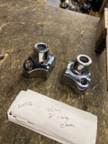 OEM Harley Heritage Fatboy Chrome Handlebar Risers 2" Sportster FXR Dyna chopper