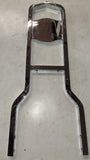 Vintage Harley Davidson Chrome Sissy Bar Tall Upright Eagle Medallion USA 8"