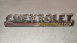 Vintage Original 1947-1948 Chevrolet Thriftmaster Hood Side Emblem OEM 3683134