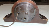 Sessions Model 3W Electric Mantle Desk Clock Vintage Wood Case Working Tested US