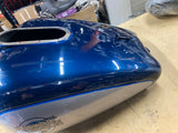 Luxury Blue Gas Fuel Gas Tank Harley Touring FLH 2002 Ultra Classic Glide FI