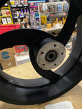 Mag Wheels billet Chopper 5.5x18 2.25x21 Softail 3/4 Wrinkle Black Custom Wide G