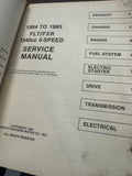 vintage Harley Official Factory Service Manual FLT FXR Models 1340cc84^85