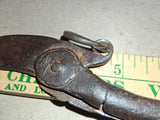 Antique Folding Sickle Tool - Collectible Hand Forged Iron Agricultural Relic