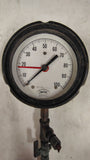 Vtg Danton Duro Instrument Corp 100 PSI Pressure Gauge 4.5" Dial Steampunk