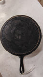 Vintage Griswold No 11 Cast Iron Skillet Large Block Logo 12.5" 717 Heat Ring