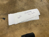 Saddlebag Gaurds Chrome Harley Shovelhead FLH Electra Glide REar Set Vtg Trim