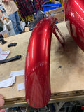 Paint Set Softail tank Bobtail Rear fender Custom 2004^ Candy red Twin Cam FXST