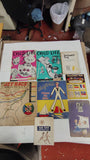 Vintage 1940s-1950s Childrens Book Board Game Magazine Lot Jet Race Child Life