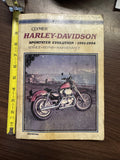 Clymer Service Repair Maintenance Manual harley evo 91^94