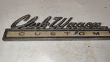 Vintage 1968-1969 Ford Econoline Club Wagon Custom Fender Emblem Badge Pair OEM