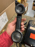 vintage black Automatic Electric AE / AECO side-mount rotary dial wall telephone
