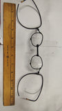 Antique Vintage Wire Rim Spectacles Eyeglasses Lot Pince-Nez 4-Lens Railway