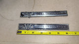 1981 Cadillac V8-6-4 Fuel Injection Emblems Fender Badges OEM Pair