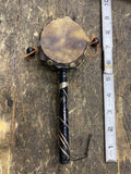 Handheld Monkey Drum Rattle Double-Sided Spinning Twist Percussion Instrument