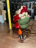 Vintage 1950s Mackie Newton ceramic Santa sculpture