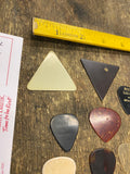 Vtg Nick Lucas Guitar Picks Multicolor Celluloid Acoustic Electric tortise shell
