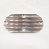 Ironhorse Softail Dyna Ball Milled Primary Inspection Cover Harley Chrome Ribbed
