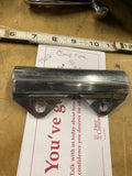 Harley Ironhead Panhead Handlebar Clamp Riser Cover Stainless Two Piece Bars OEM
