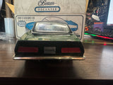 Jim Beam 1969 Chevrolet Camaro SS Porcelain Car Decanter in rare Forest Greeen