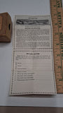Vintage Ingraham Viceroy Radium Pocket Watch Box & Paperwork Only - Bristol CT