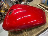 08-17 Yamaha Warrior 1700 Gas Fuel Tank Dark Red Metallic OEM Dings royal star x