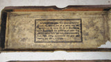 Vintage Dunlap No. 6434 Sharpening Stone Combination Bench Hone w/ Box