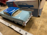 Vintage SMP 1957 Ford Fairlane 500 Promo Car Model Blue Original Box nos MINTY!