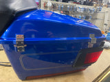 Harley Tour Pak Rich Sunglo Blue Ultra Classic Glide FLH W passenger Pad OEM Nic