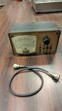 Vintage General Radiotelephone Co. Model 615 SWR Bridge Wattmeter w/ Cable