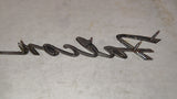 1962 Ford Falcon Chrome Fender Script Emblem OEM C2DB-16098-A