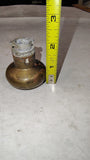 Antique Vintage Brass Door Knob Round Salvage Patina 2.25”