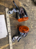 OEM Turn Signals Harley Dyna FXD Superglide Wide Glide Low rider w mounts bullet